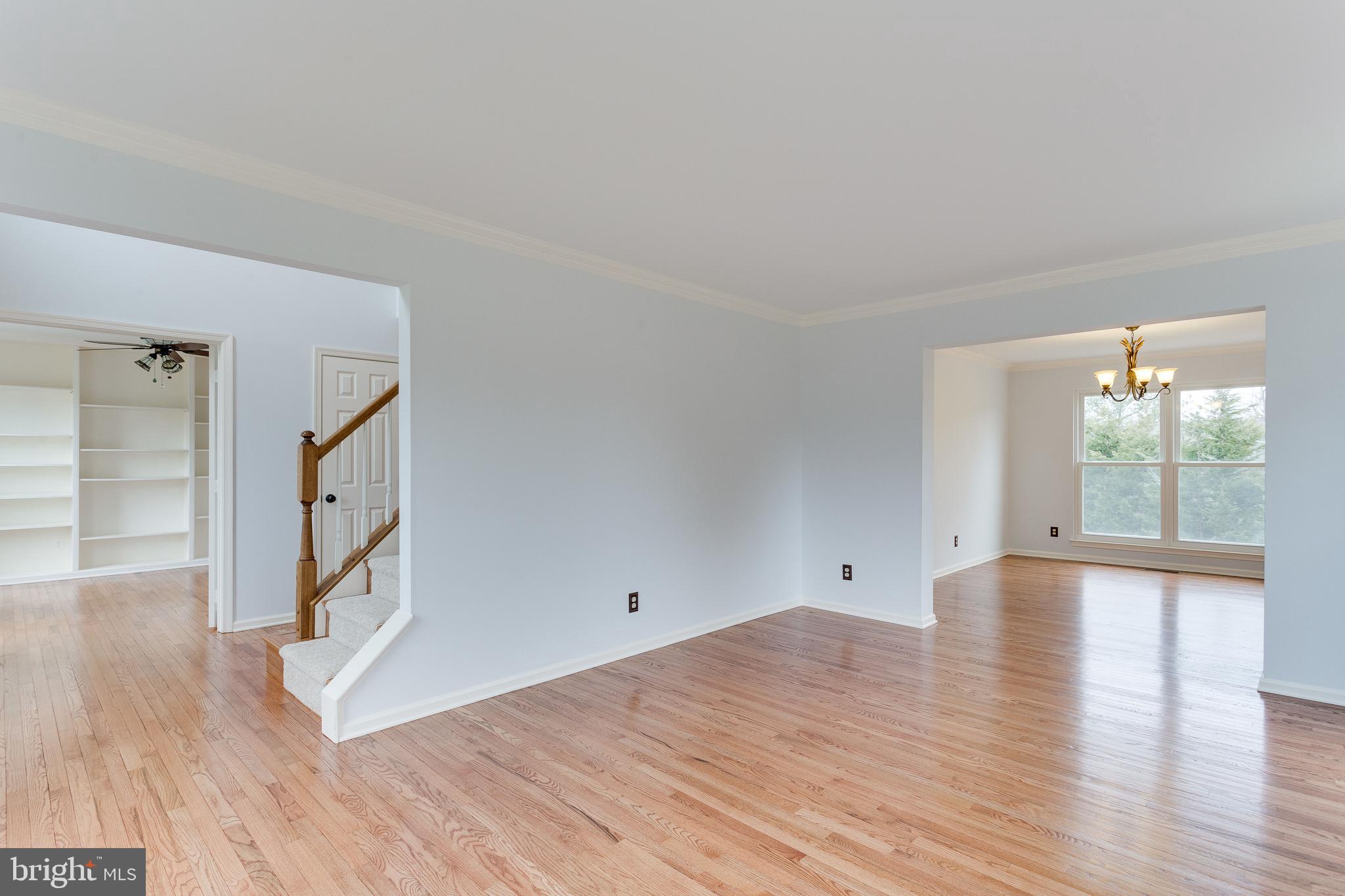 8001 Folkstone Road Manassas, VA 20111 - Photo 4 of 40 Living room / Dining room freshly painted
