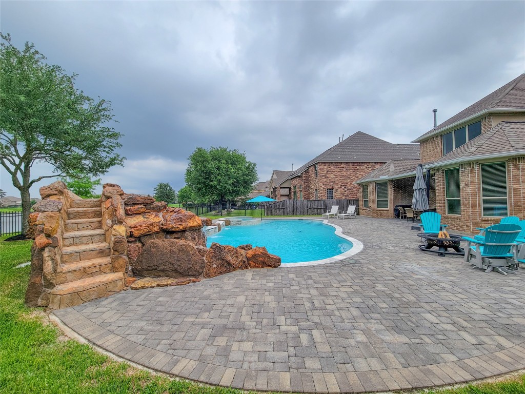 9706 Kirkstone Terrace Drive Spring, TX 77379 - Photo 40 of 46 pool, grotto