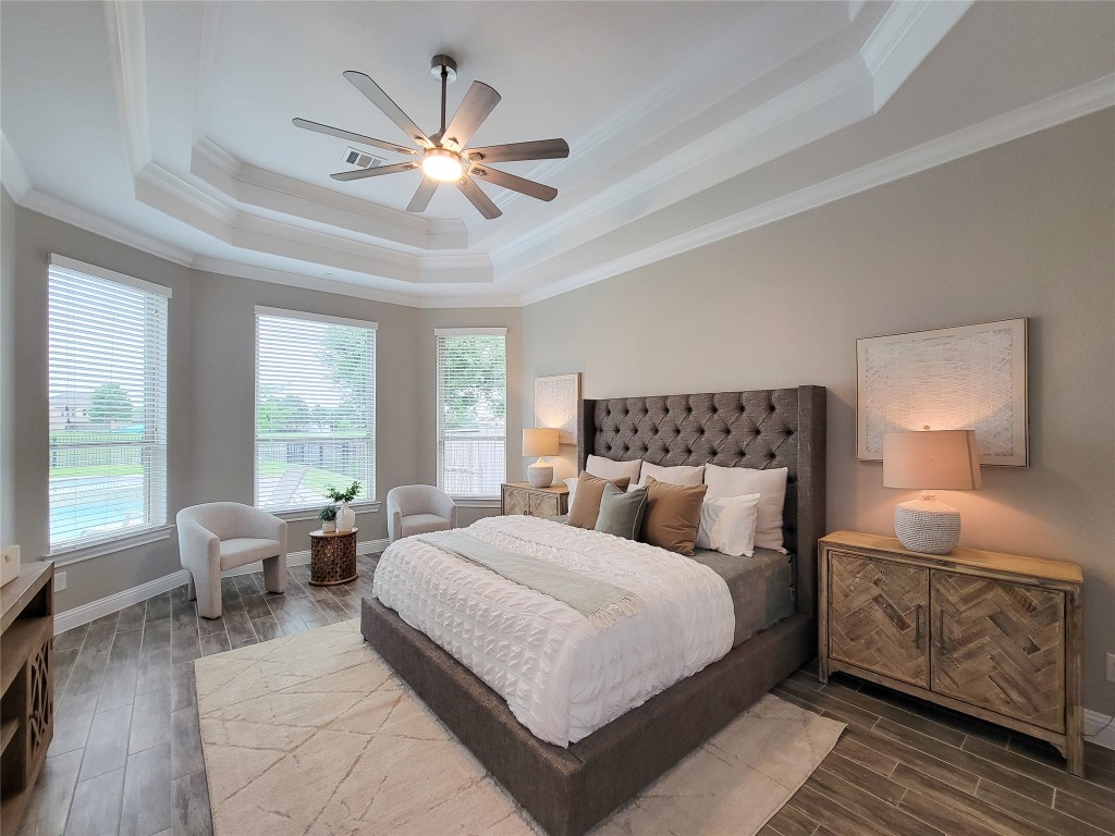 9706 Kirkstone Terrace Drive Spring, TX 77379 - Photo 5 of 46 the spacious primary bedroom with reading nook