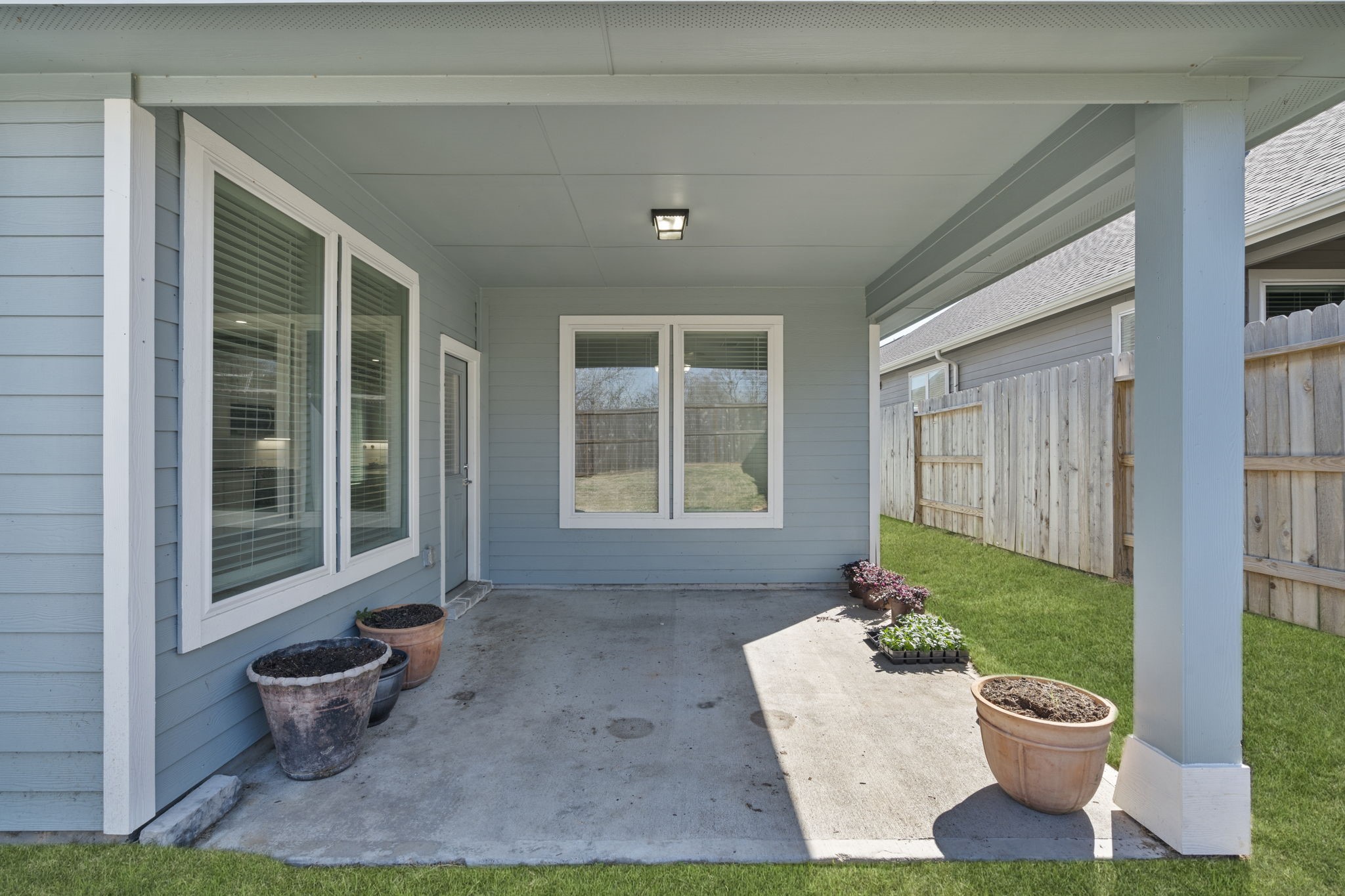 33130 School Hl Road Fulshear, TX 77441 - Photo 27 of 32 Covered Rear Patio backing to the North