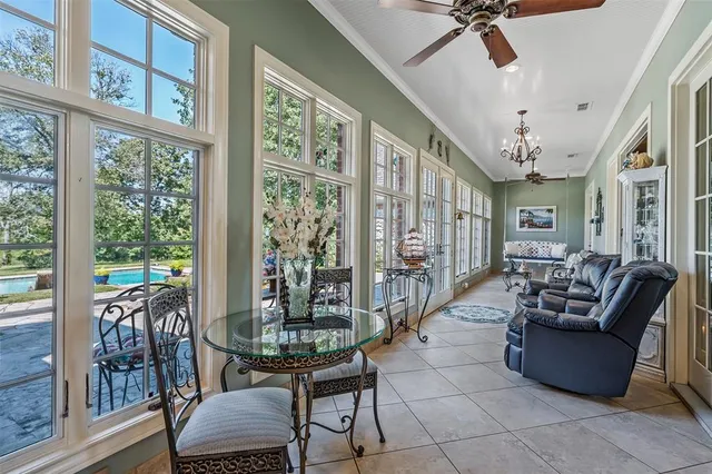 a view of a livingroom with furniture and furniture