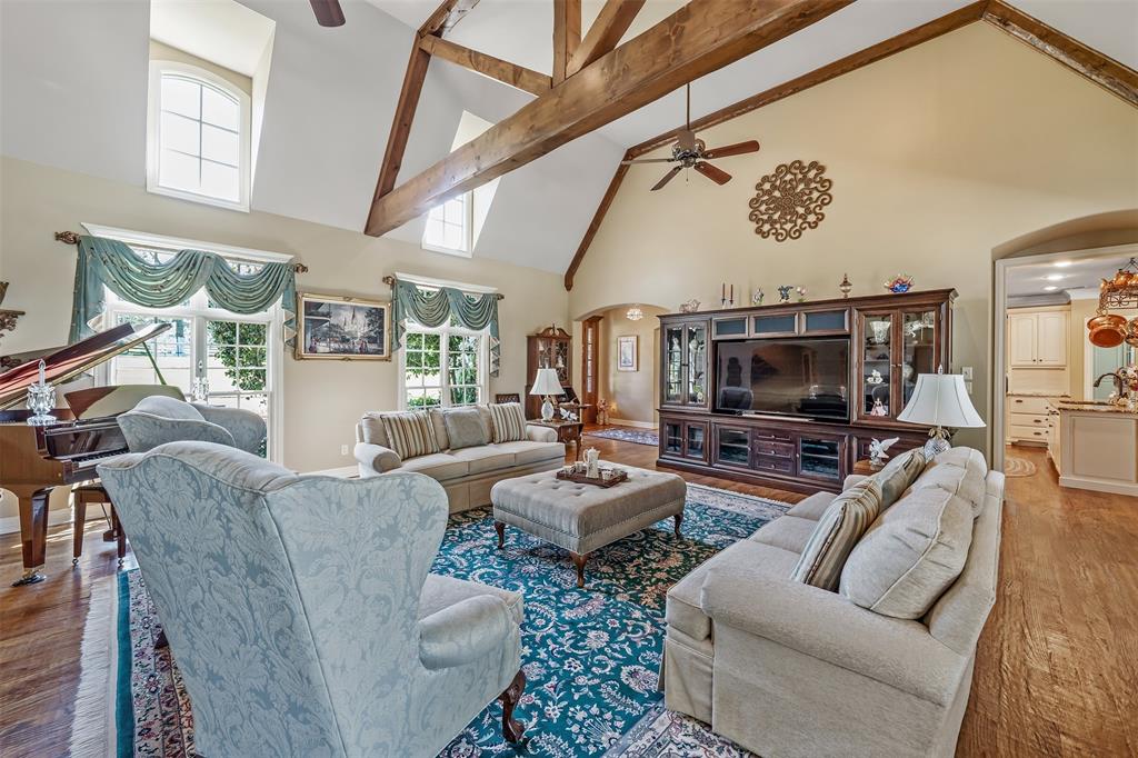 535 Riata Road Bullard, TX 75757 - Photo 8 of 40 a living room with furniture and a flat screen tv