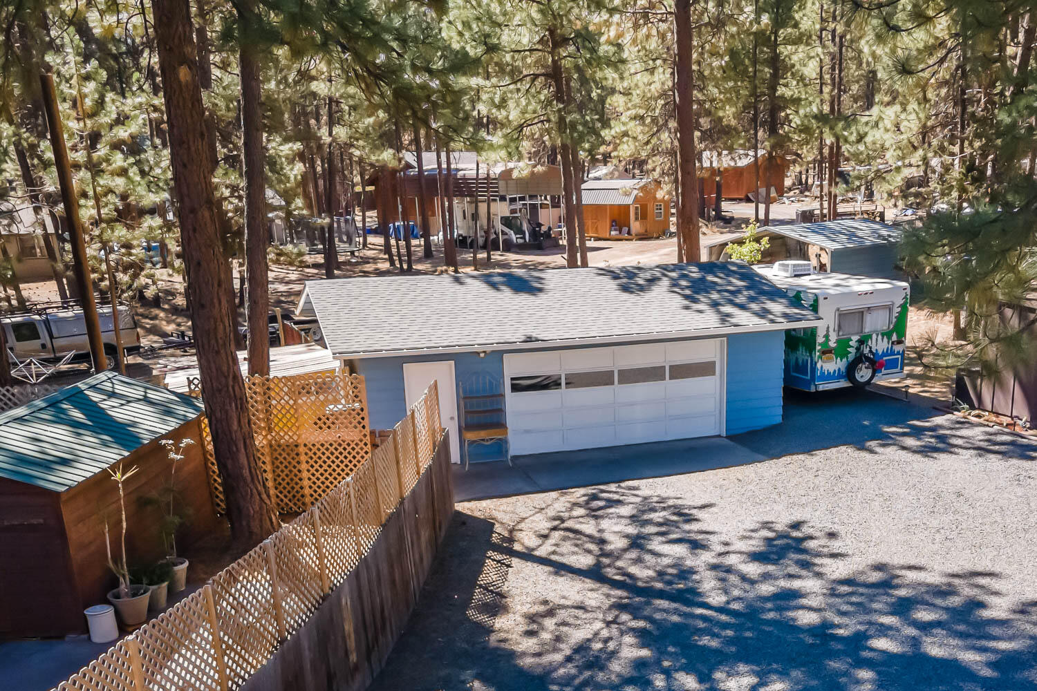 19151 Kiowa Road Bend, OR 97702 - Photo 19 of 32 Aerial Garage
