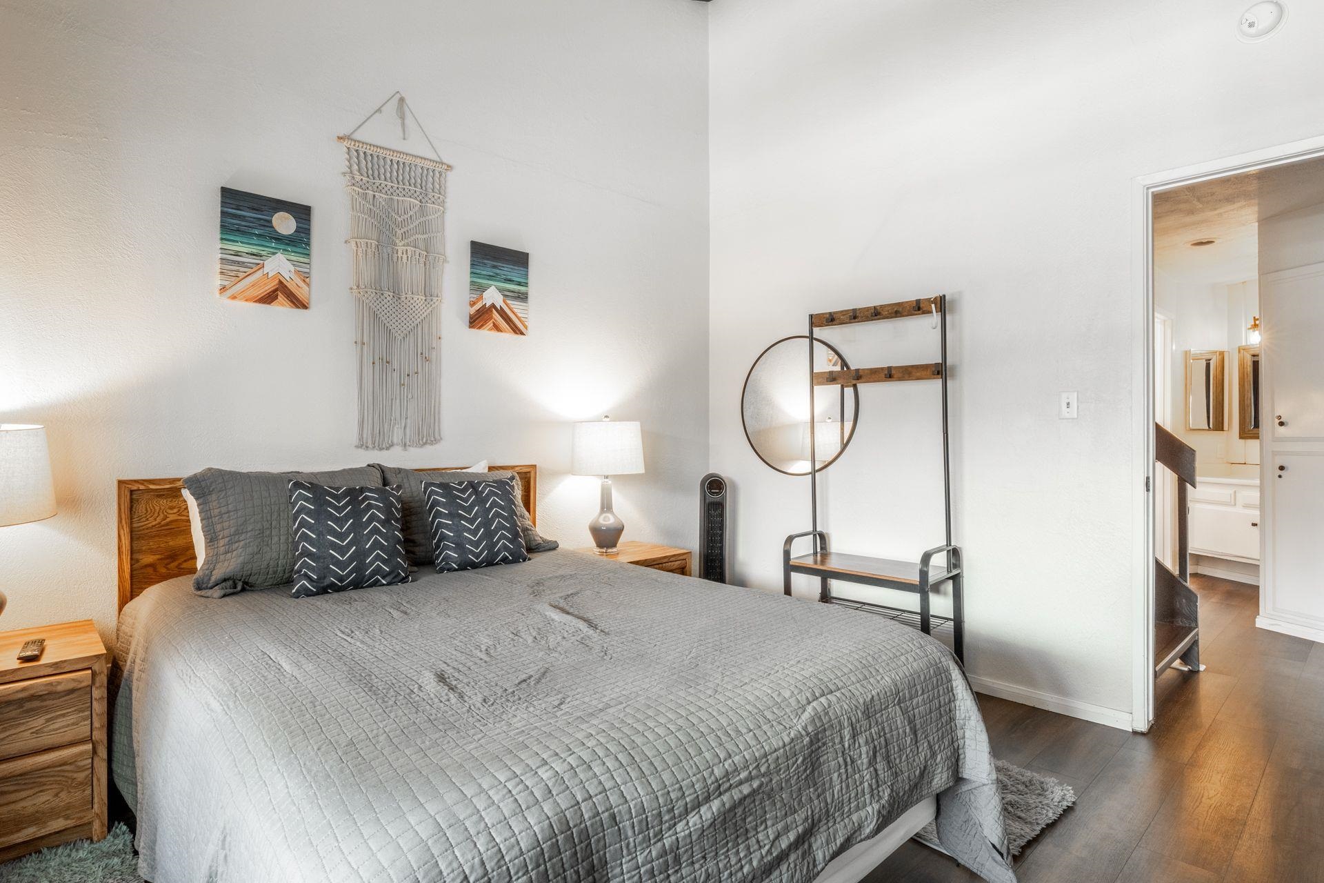 286 Old Mammoth Road, Unit 71 Mammoth Lakes, CA 93546 - Photo 13 of 24 Bedroom with wood finished floors and baseboards