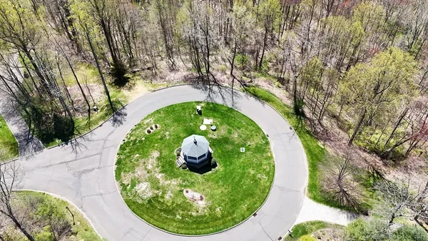 a aerial view of a house