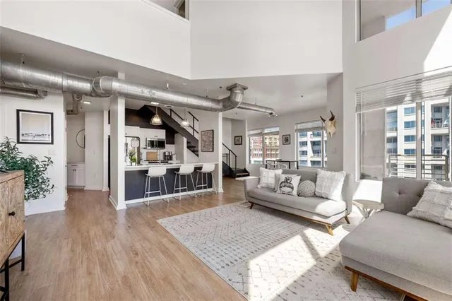 a view of a fireplace