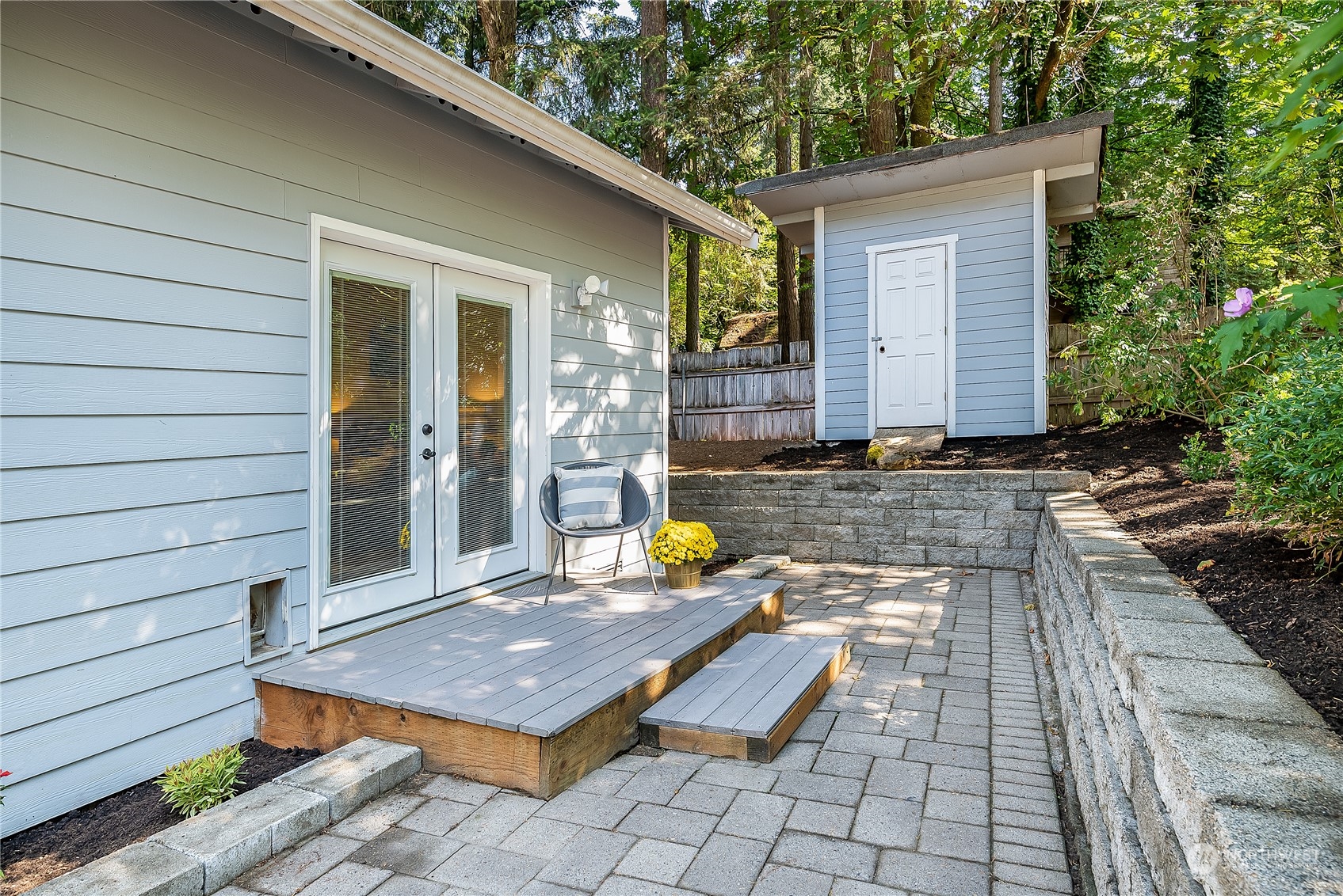 24121 6th Place West Bothell, WA 98021 - Photo 30 of 32 a backyard of a house with seating space