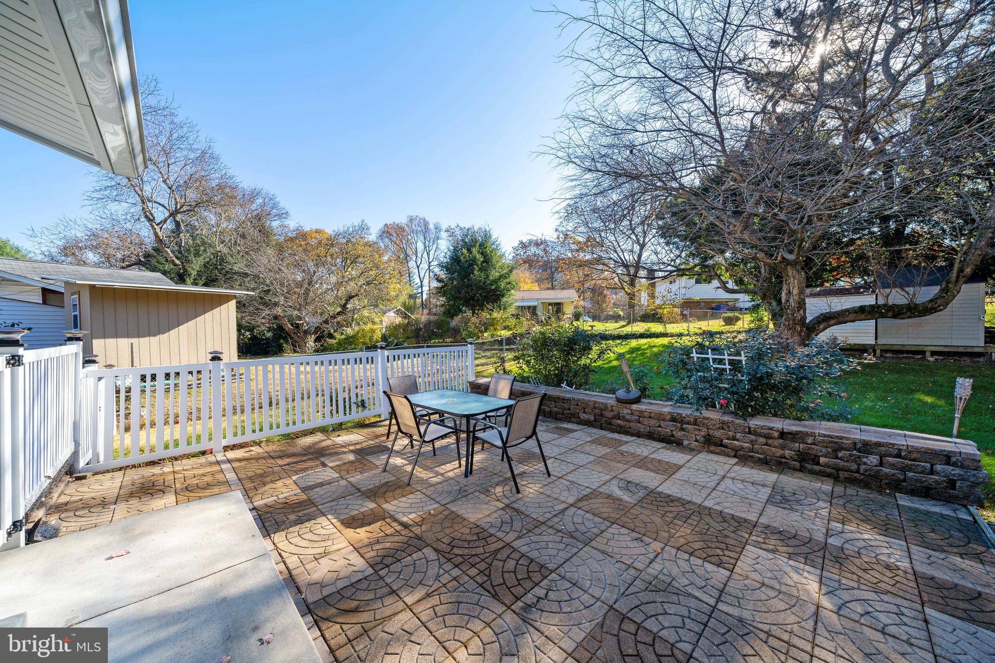 1503 Ainsley Road Silver Spring, MD 20904 - Photo 31 of 35 Beautiful Stone Patio!