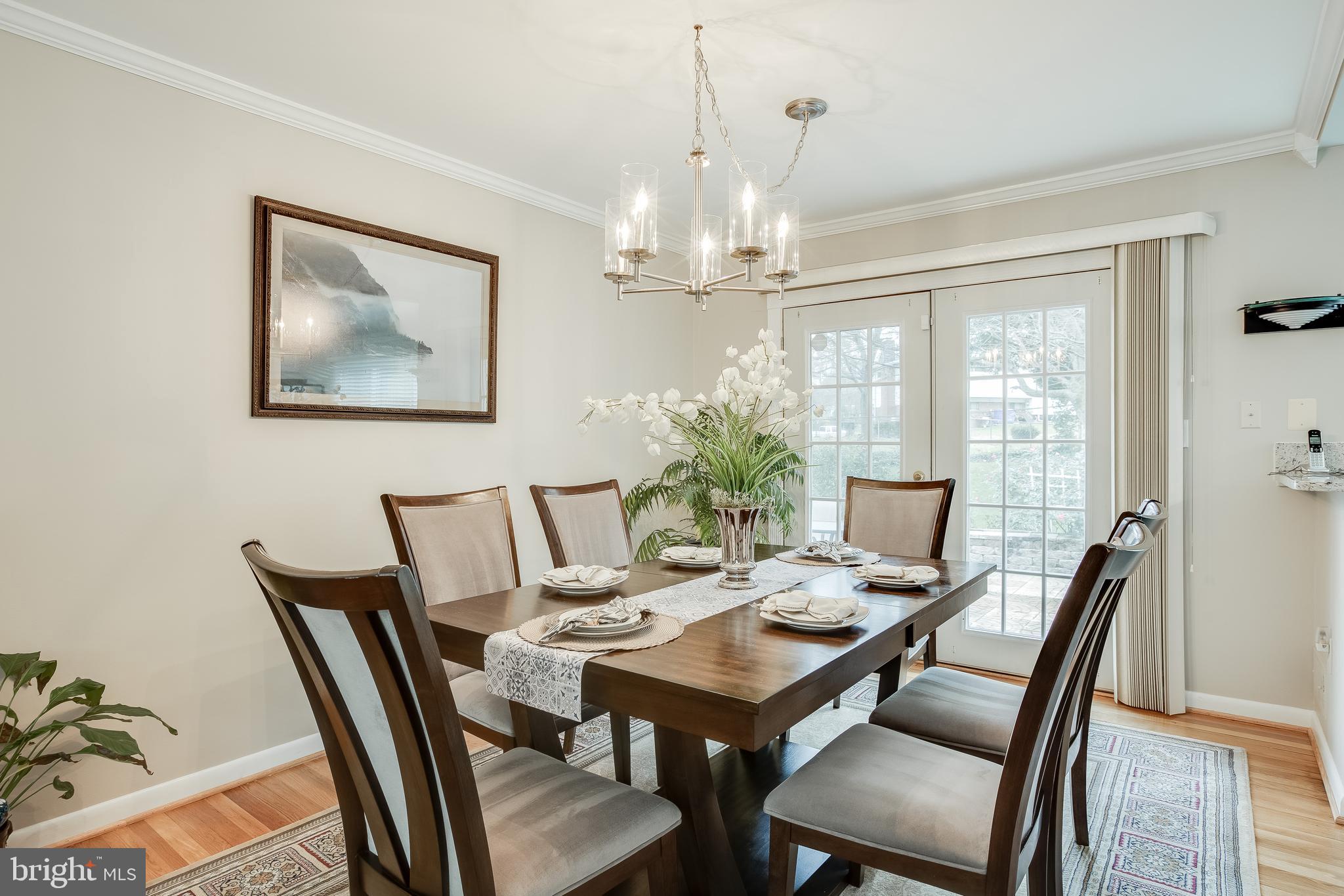 1503 Ainsley Road Silver Spring, MD 20904 - Photo 7 of 35 Spacious Dining Room Area w/Entry Way to Backyard