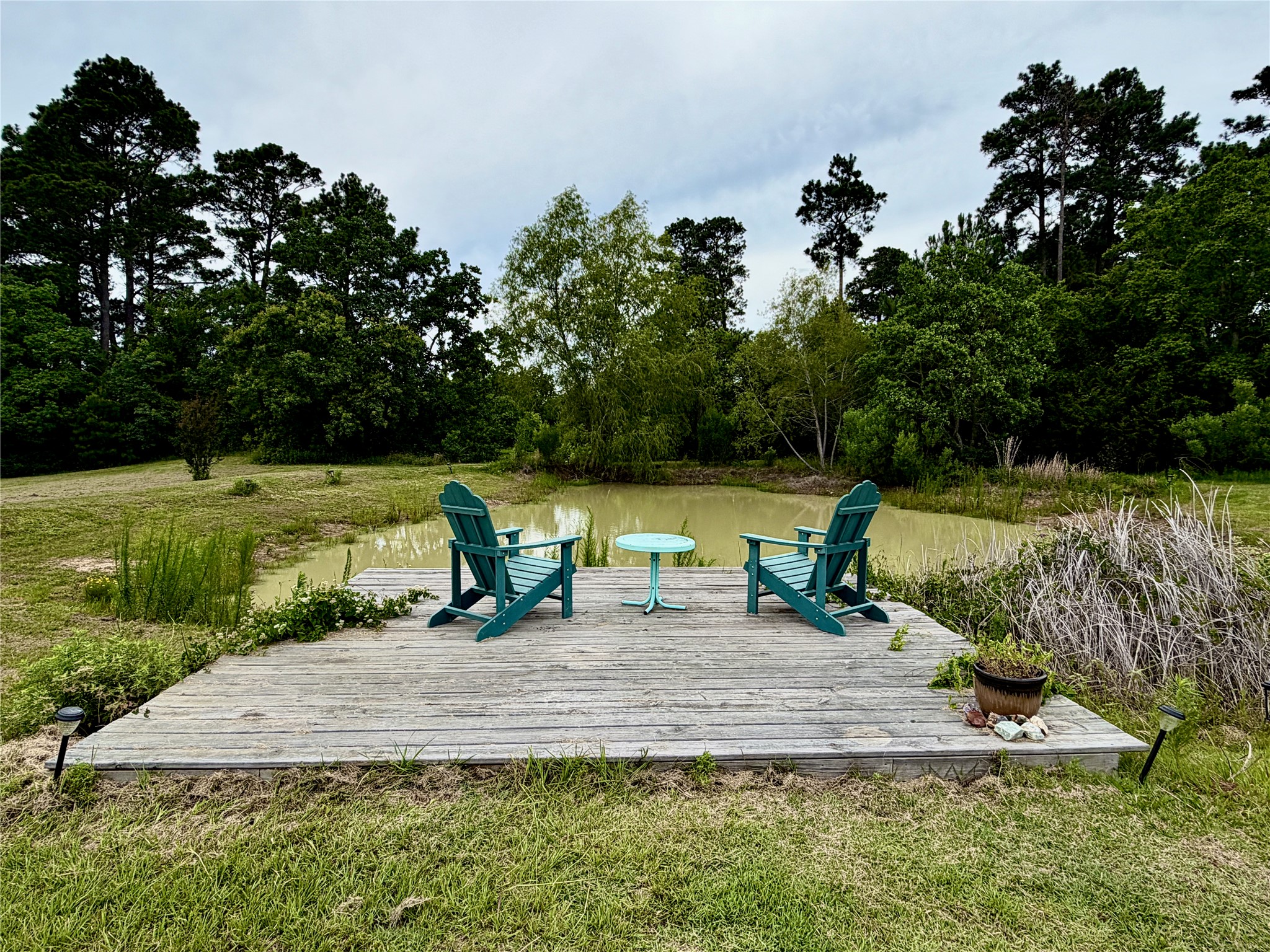 26534 Mitchell Road Hempstead, TX 77445 - Photo 7 of 11 Dock overlooking the pond