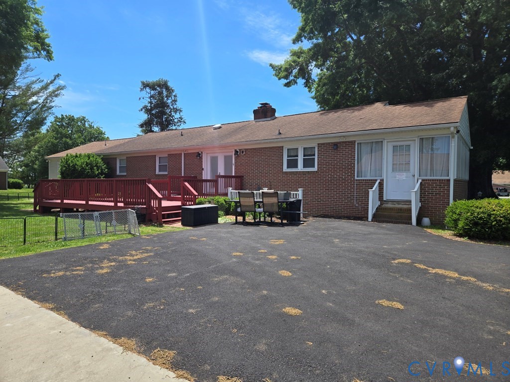 6 Mahan Road Farmville, VA 23901 - Photo 2 of 30 a view of a house with backyard and sitting area
