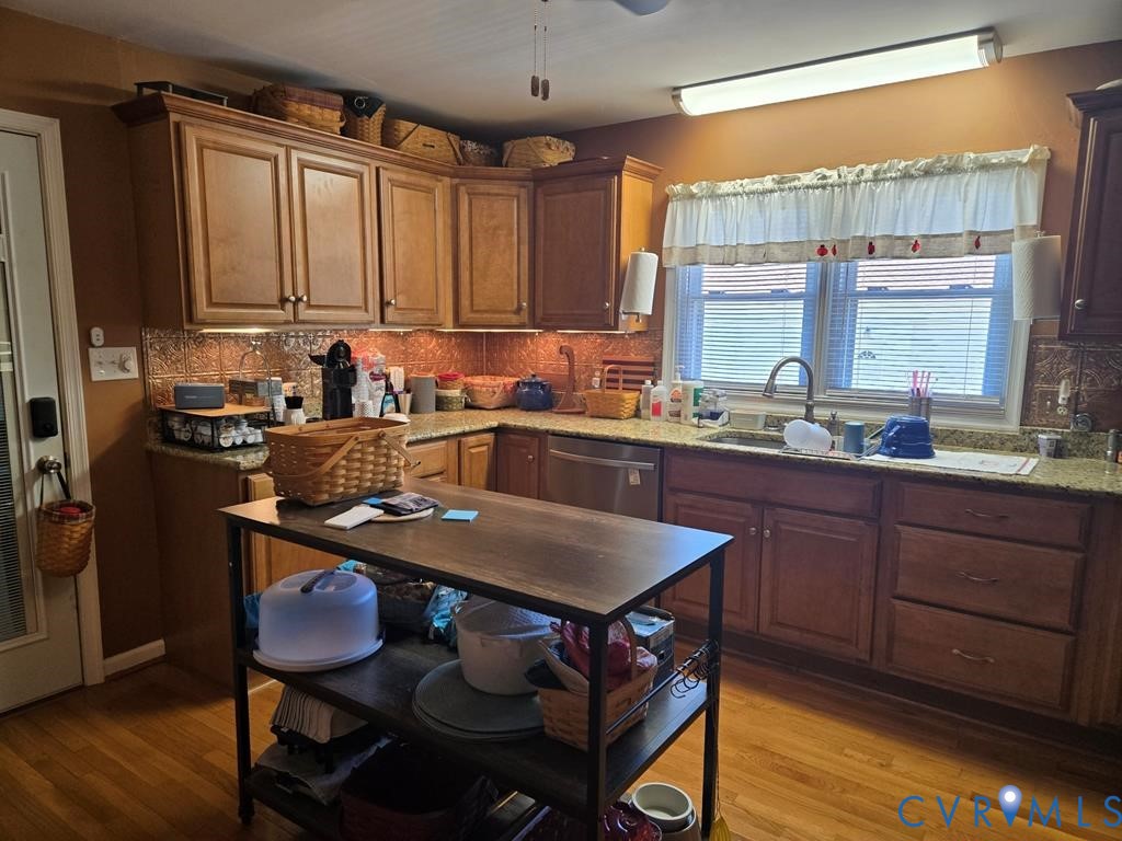 6 Mahan Road Farmville, VA 23901 - Photo 7 of 30 a kitchen with a sink a stove a counter space and cabinetry