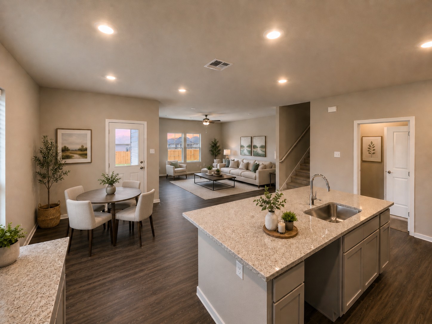 156 Wind Hill Jarrell, TX 76537 - Photo 20 of 22 Open Concept Floorplan - Virtually Staged