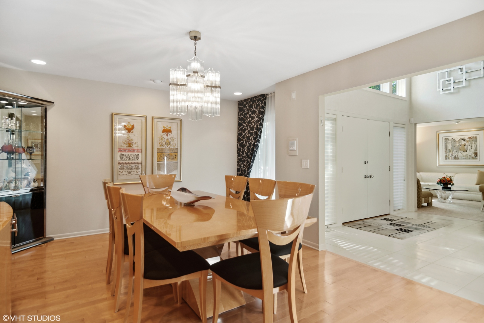 3134 Temple Lane Wilmette, IL 60091 - Photo 12 of 32 a view of a dining room with furniture and chandelier