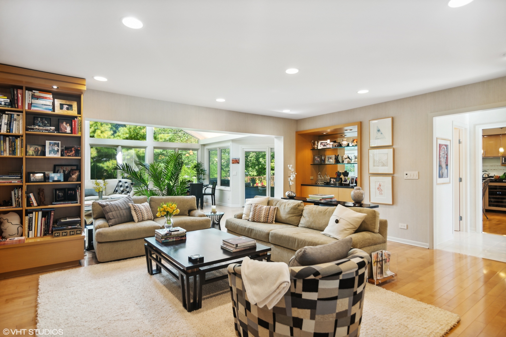 3134 Temple Lane Wilmette, IL 60091 - Photo 14 of 32 a living room with furniture and a large window