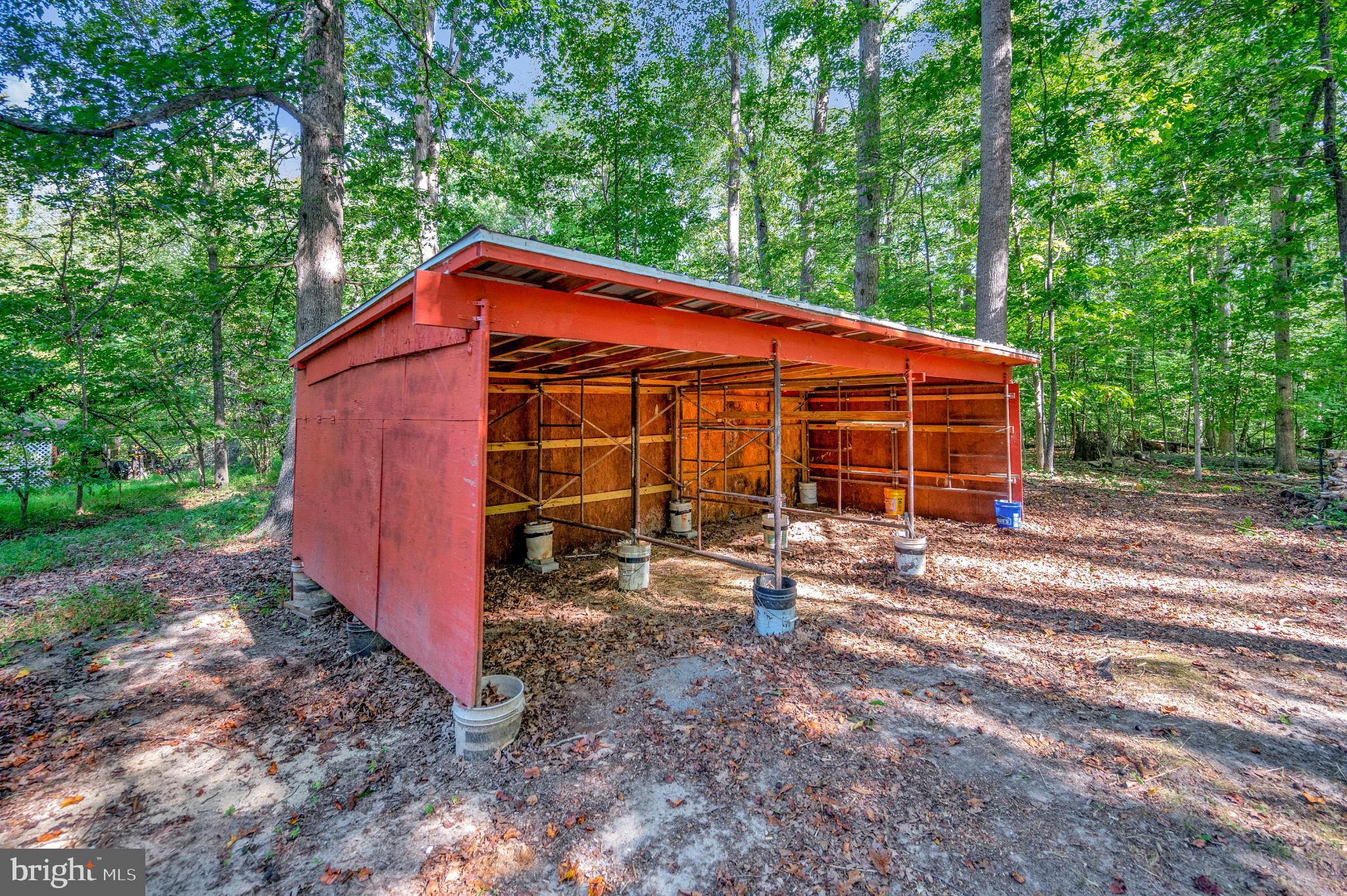 8625 Brock Road Spotsylvania, VA 22553 - Photo 37 of 47 Rustic shed nestled in serene woodlands.
