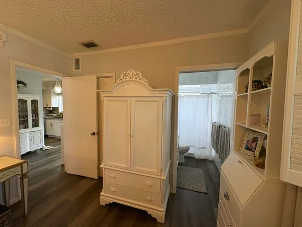 a room with storage and utility