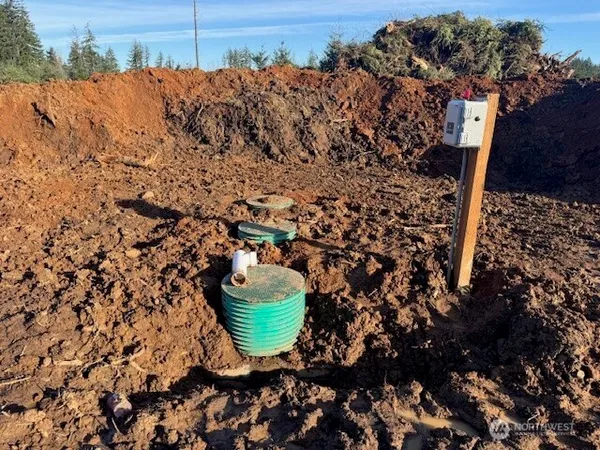 a view of outdoor space and covered with trees