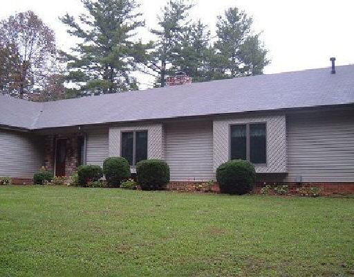 a view of a house with a yard and plants