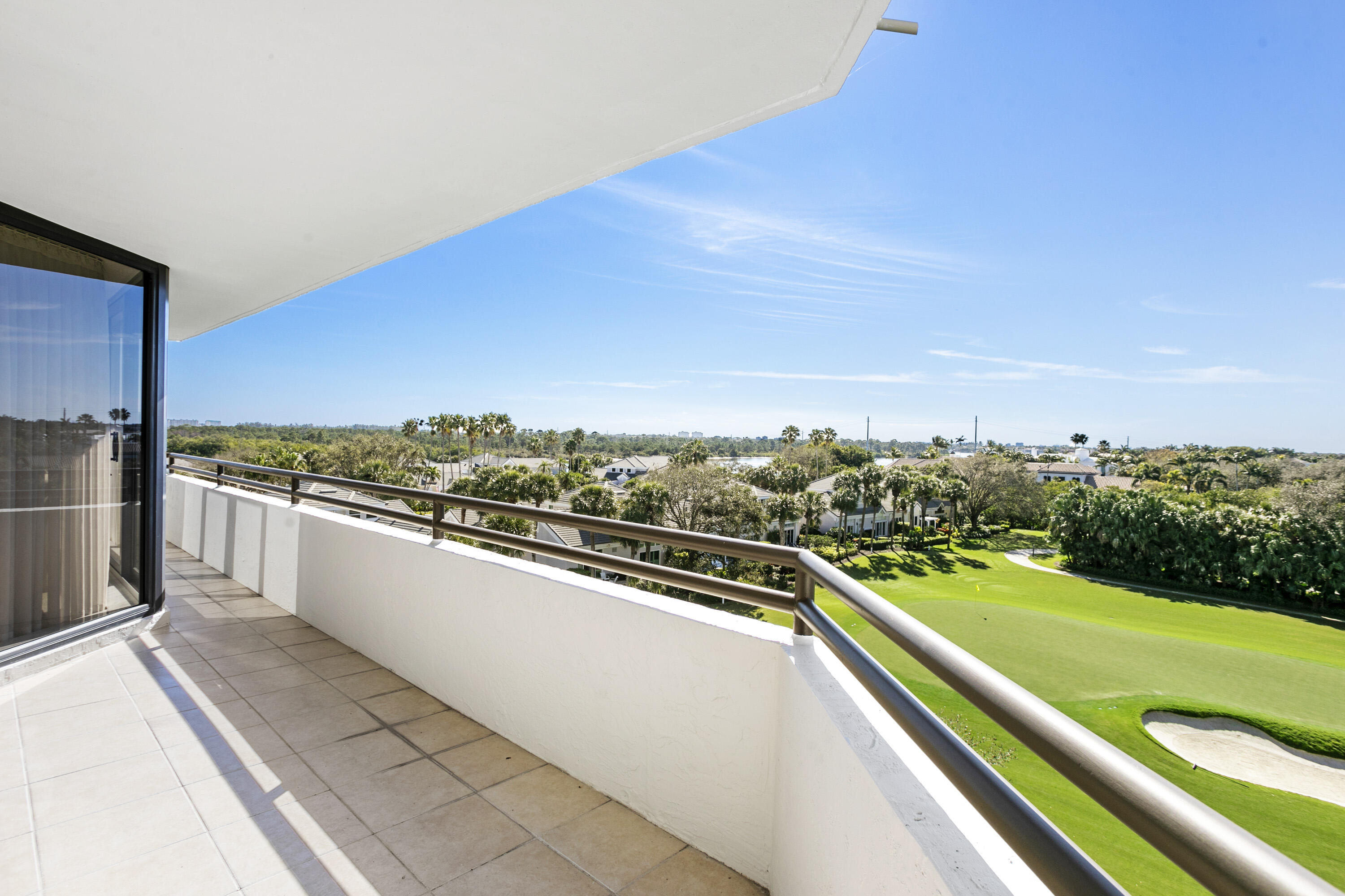 3322 Casseekey Island Road, Unit 504 Jupiter, FL 33477 - Photo 30 of 46 a view of balcony with furniture