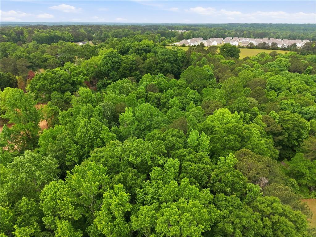 301 Singley Drive Locust Grove, GA 30248 - Photo 10 of 12 an aerial view of a houses with a lush green hillside