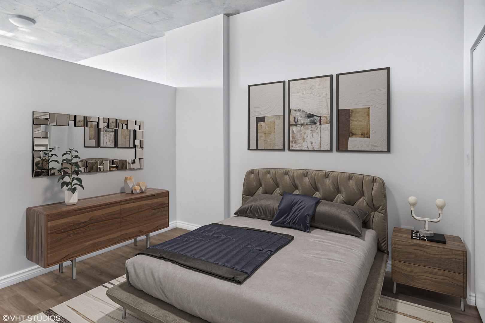235 West Van Buren Street, Unit 2708 Chicago, IL 60607 - Photo 6 of 10 a living room with furniture and painting on the wall