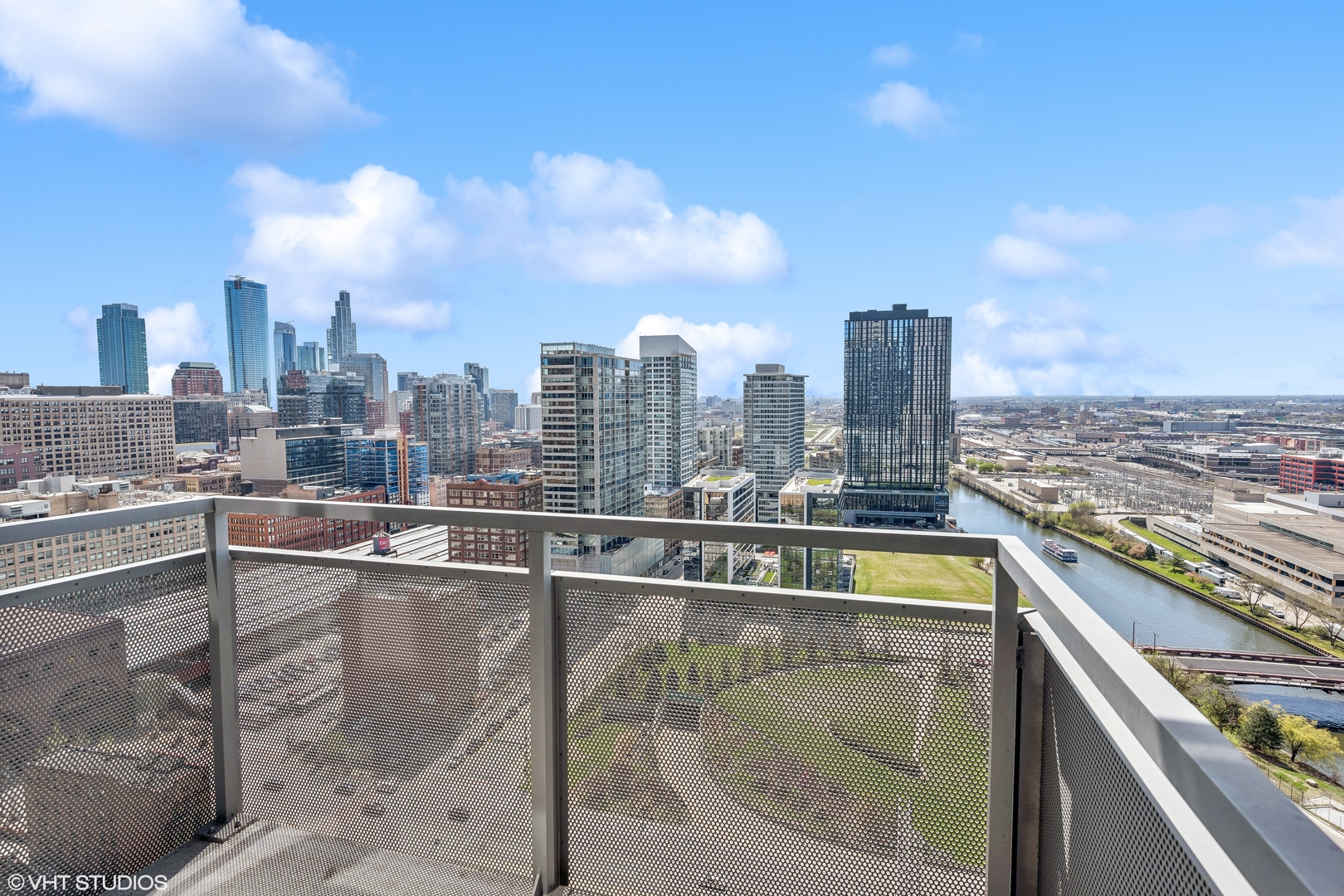 235 West Van Buren Street, Unit 2708 Chicago, IL 60607 - Photo 9 of 10 a view of a city with tall buildings