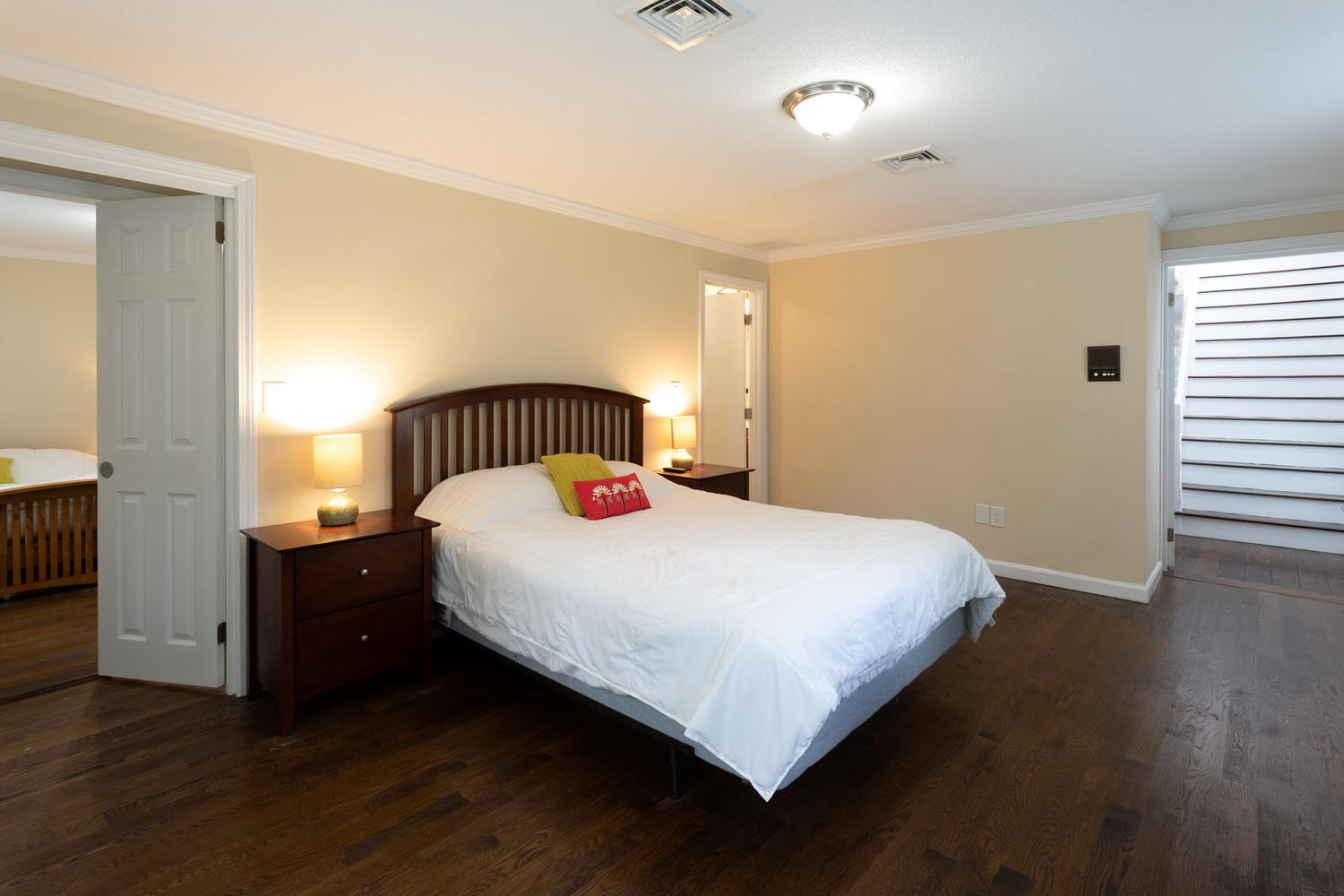 104 Goose Point Road Centerville, MA 02601 - Photo 23 of 41 a bedroom with a bed and wooden floor