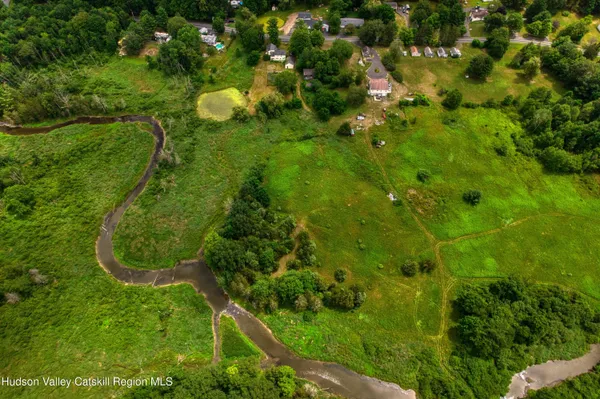 a view of a green yard