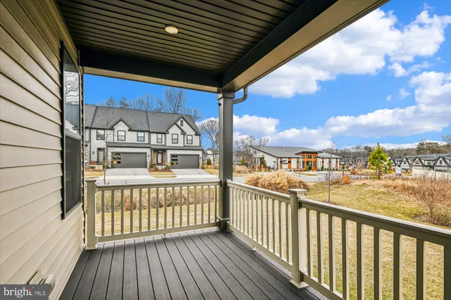 a view of city from a balcony