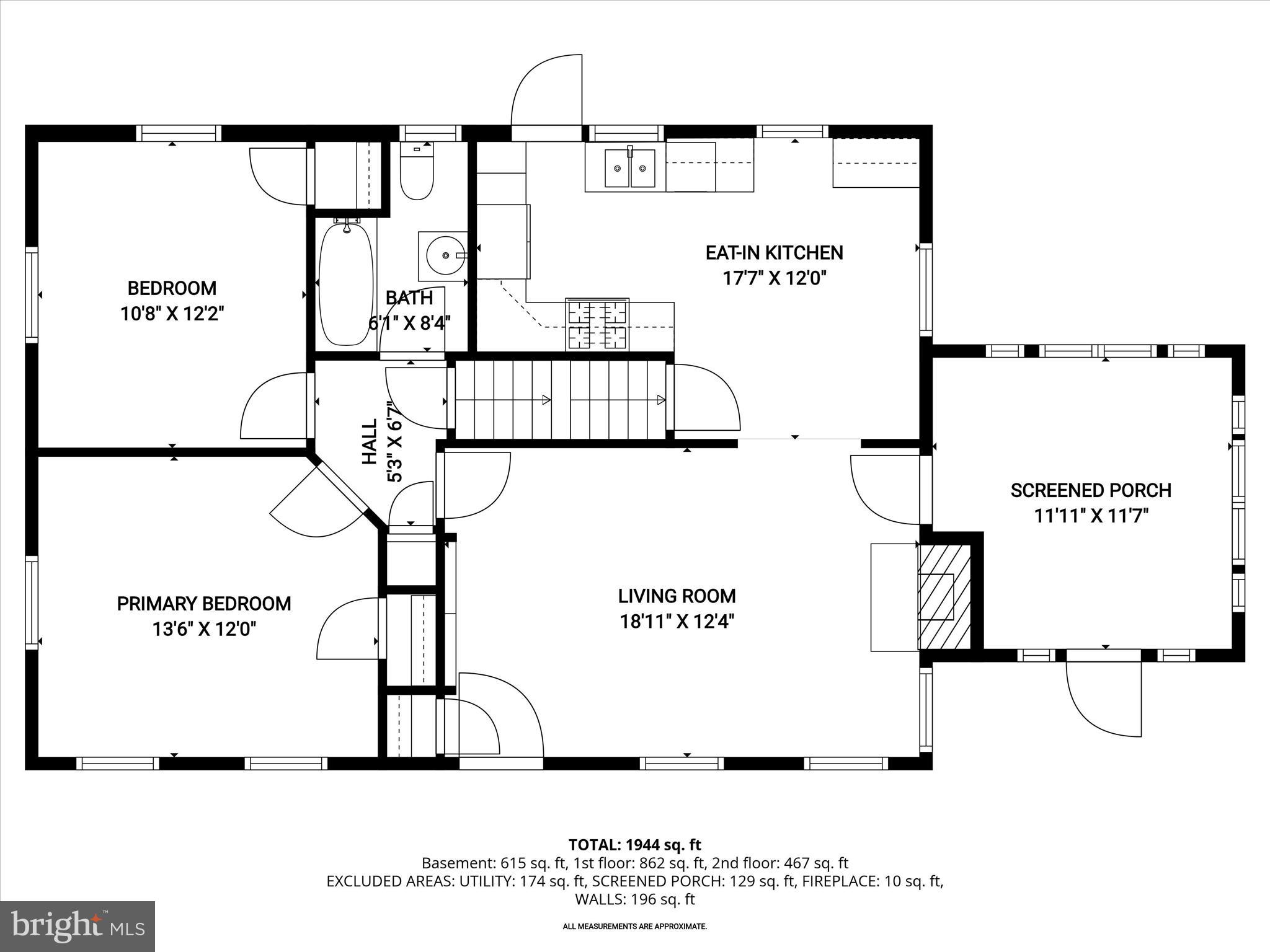 6601 7th Street Northwest Washington, DC 20012 - Photo 49 of 52 Floor Plan