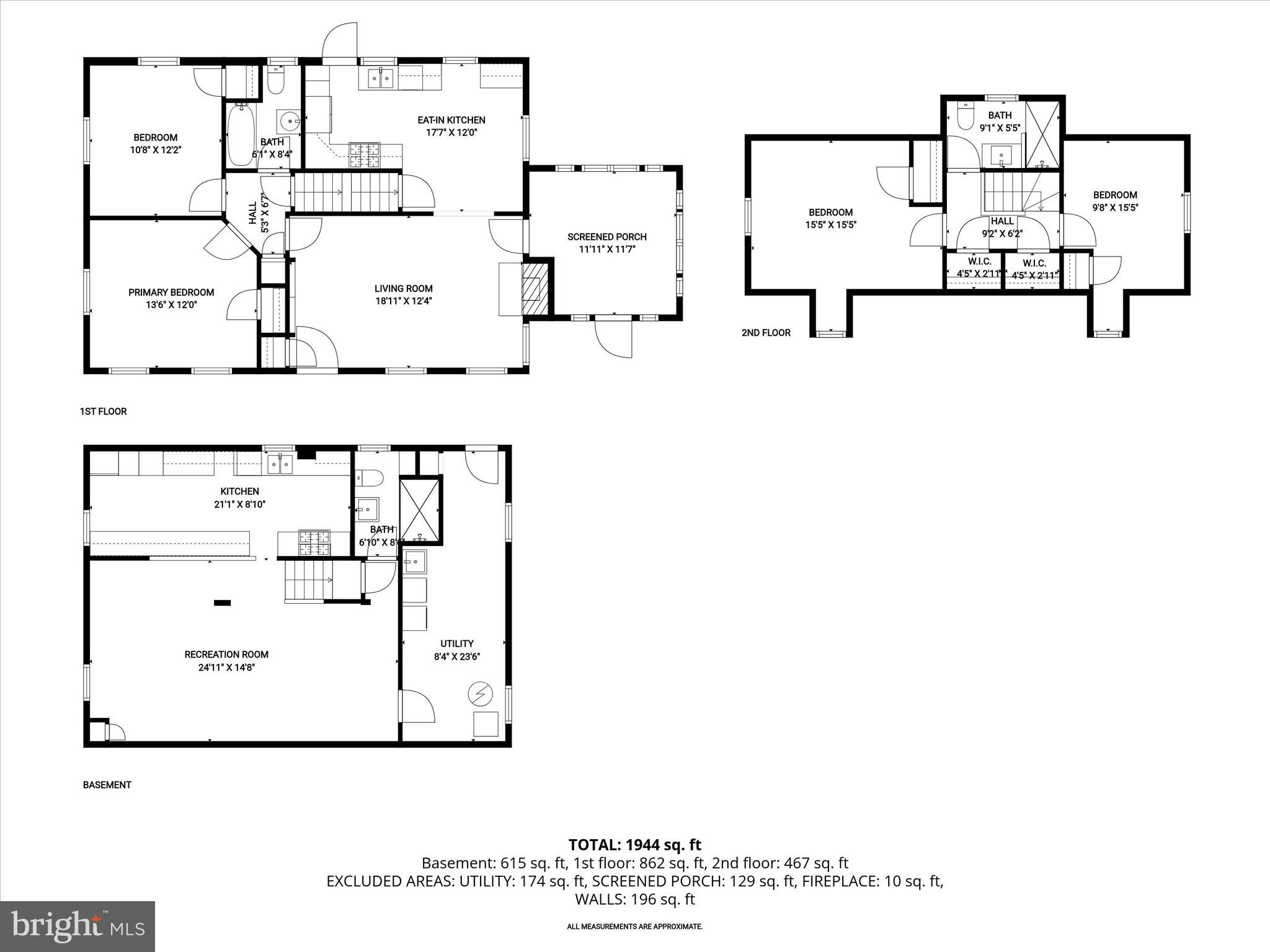 6601 7th Street Northwest Washington, DC 20012 - Photo 52 of 52 a picture of a floor plan