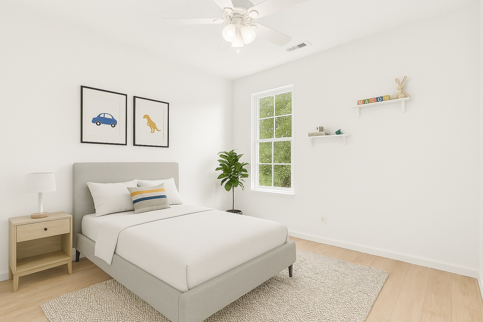 2117 Spring Hill Circle Spring Hill, TN 37174 - Photo 22 of 32 a bedroom with a large bed and a window