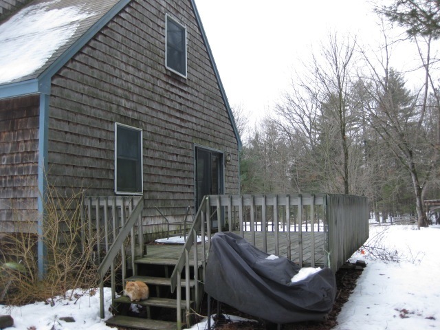 673 Polikoff Road Sheffield, MA 01222 - Photo 5 of 5 a view of a chair and tables in the balcony