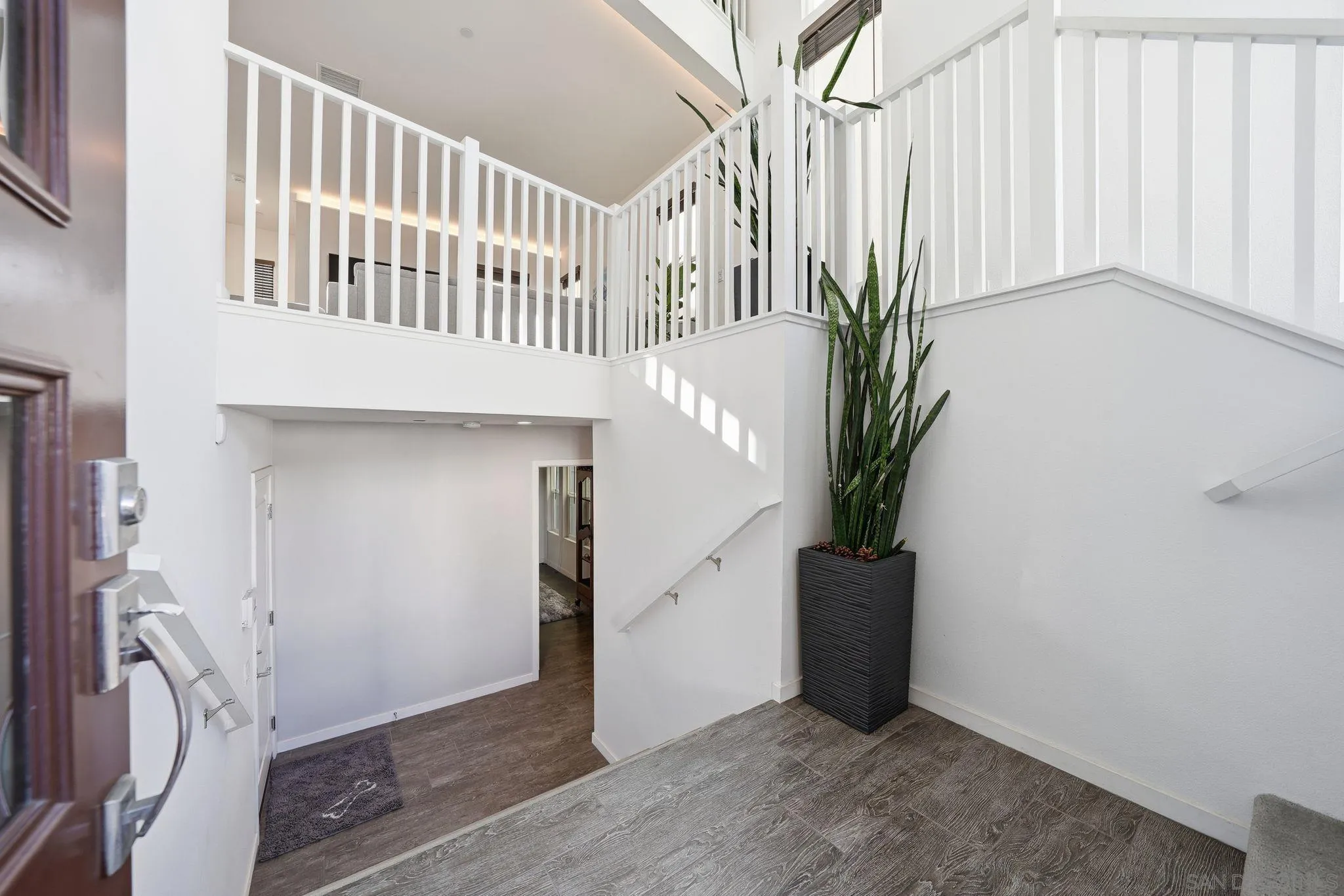 8337 Summit Way San Diego, CA 92108 - Photo 15 of 61 a view of entryway with stairs