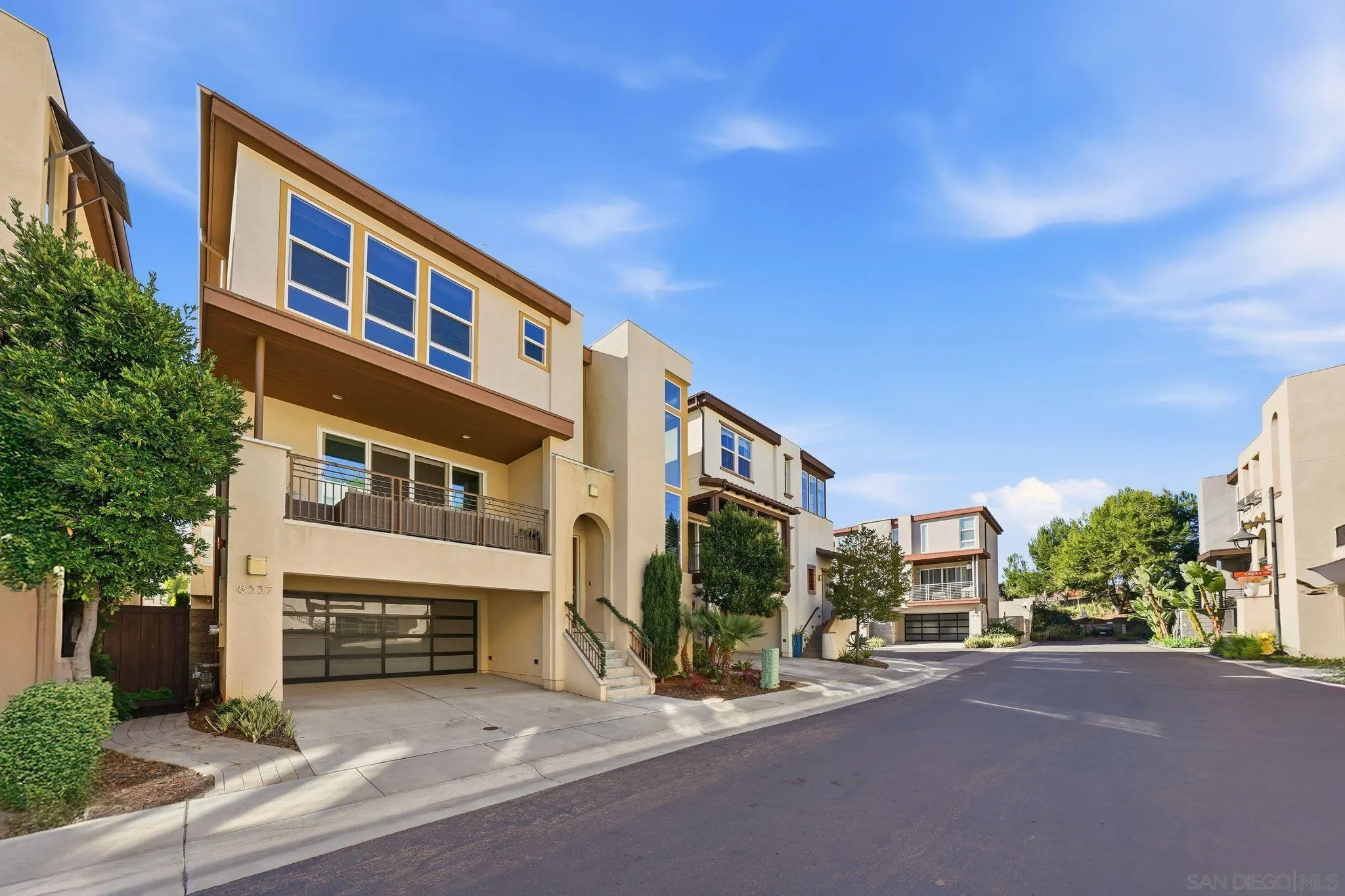 8337 Summit Way San Diego, CA 92108 - Photo 22 of 61 a front view of a building with street