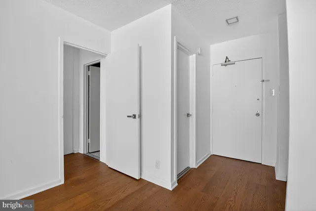 a view of a building entrance