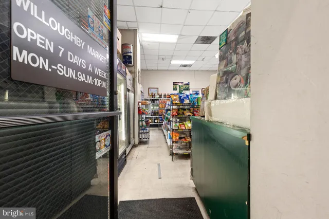 a front view of a building