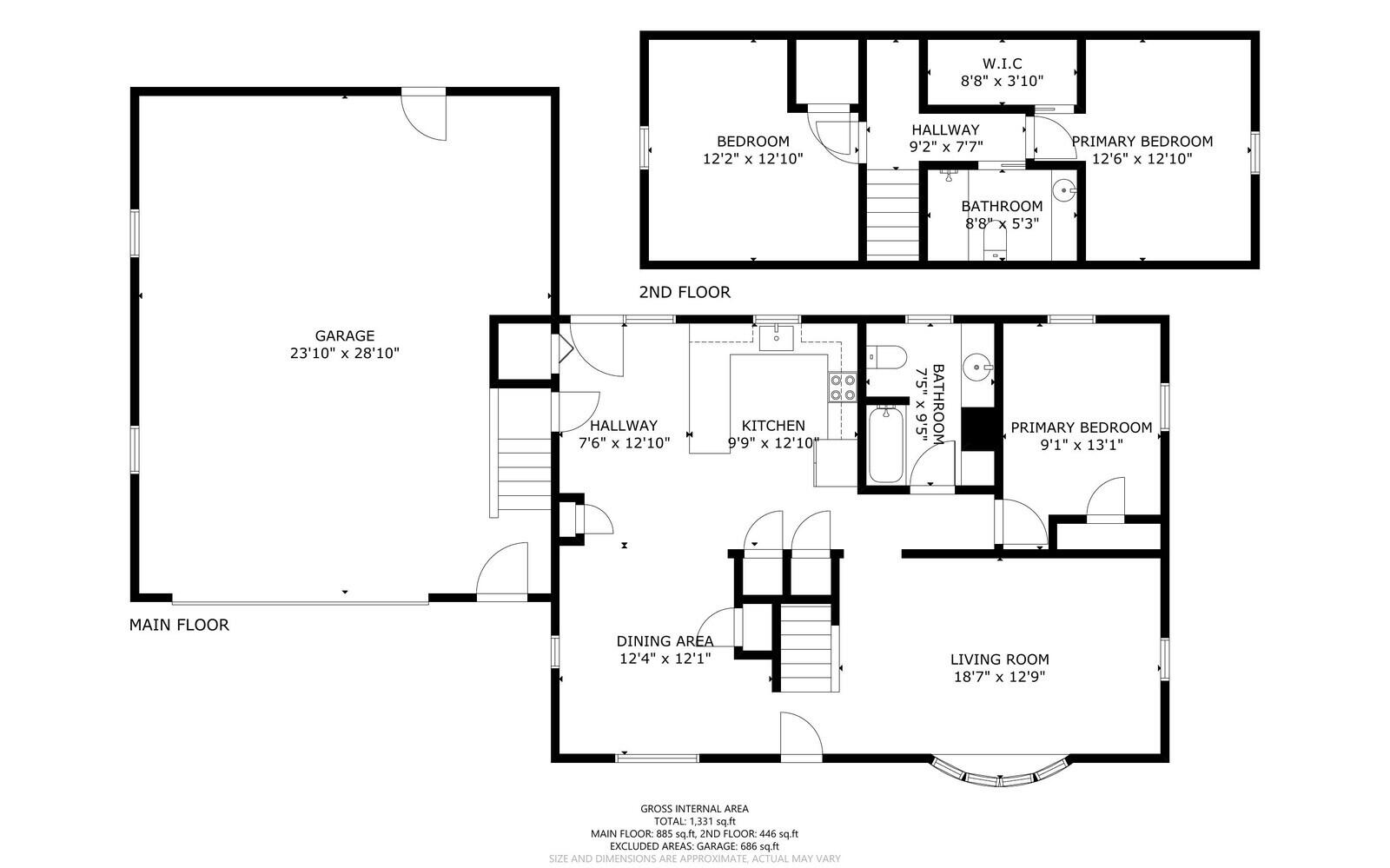 158 Bassett Road Winslow, ME 04901 - Photo 50 of 50 Floor Plan