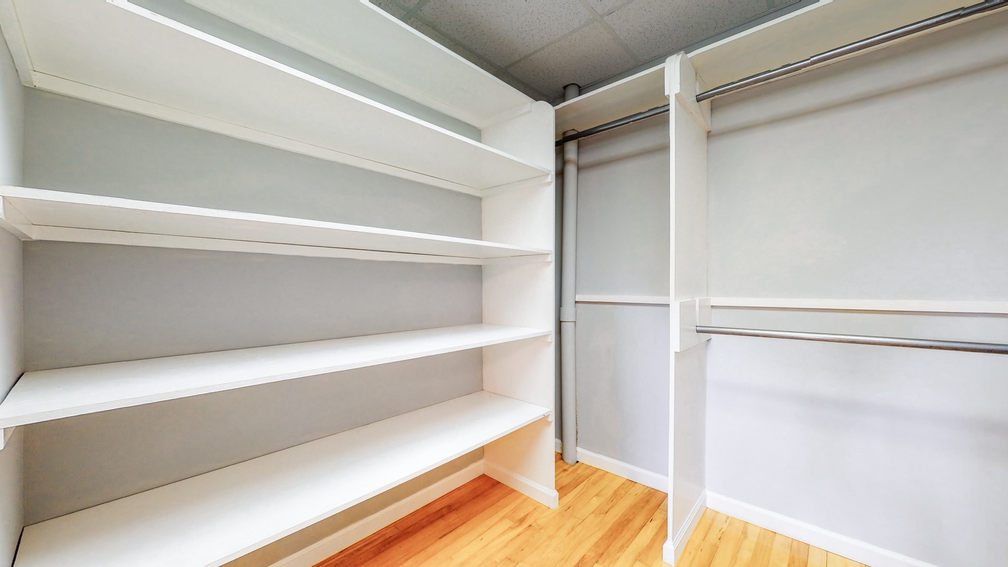 656 Greenvale Road Milton, TN 37118 - Photo 19 of 43 a view of walk in closet with empty racks