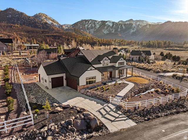 1210 East Bristle Cone Road Pine Valley, UT 84781 - Photo 48 of 54 Aerial view of a mountainous background