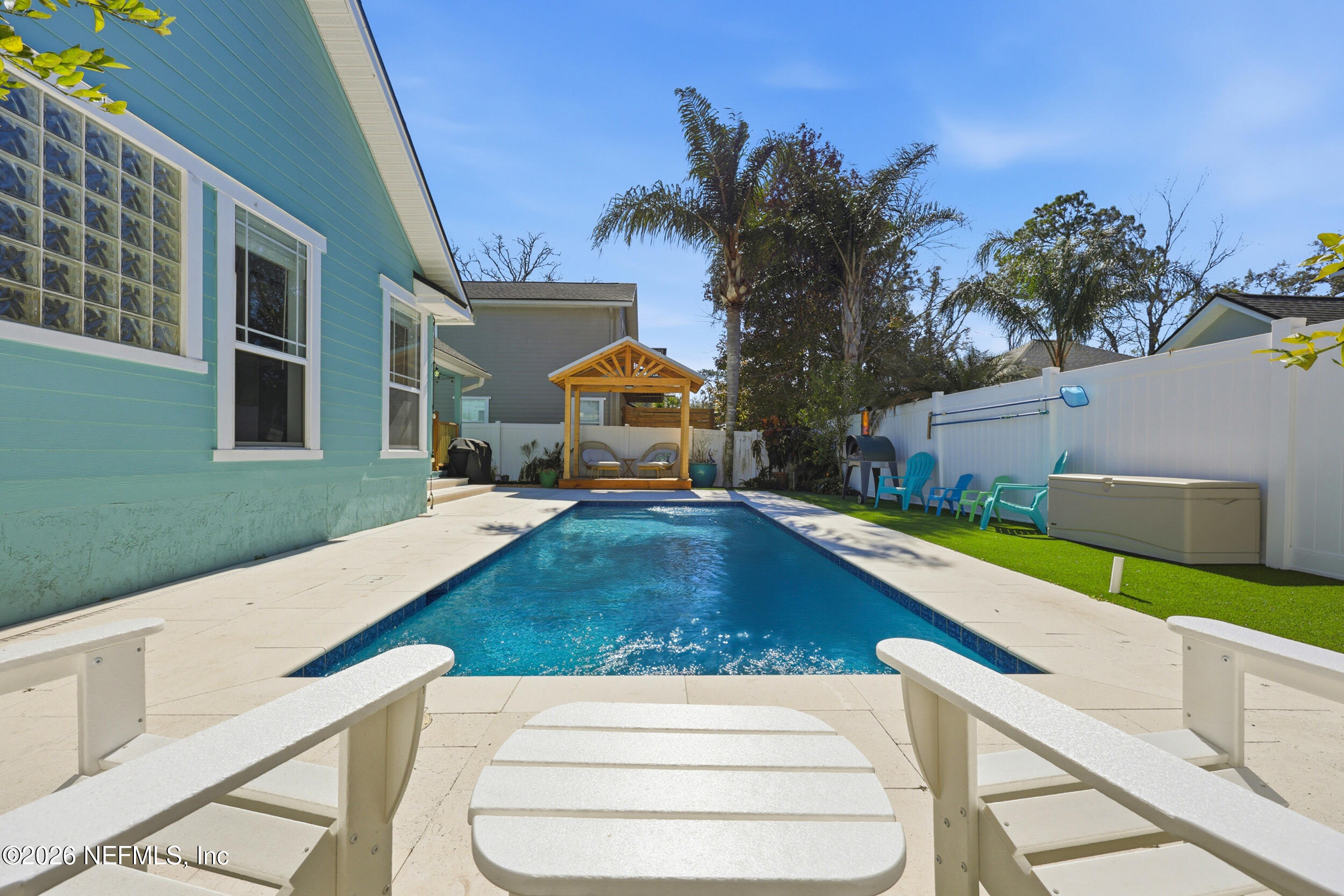 1472 Laurel Way Atlantic Beach, FL 32233 - Photo 3 of 42 a view of pool with outdoor seating