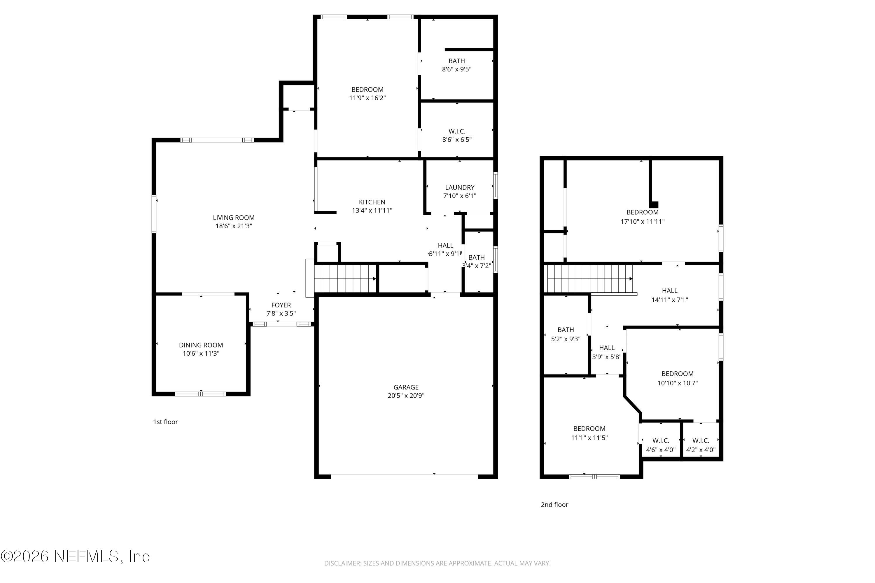 1472 Laurel Way Atlantic Beach, FL 32233 - Photo 33 of 42 a picture of a floor plan