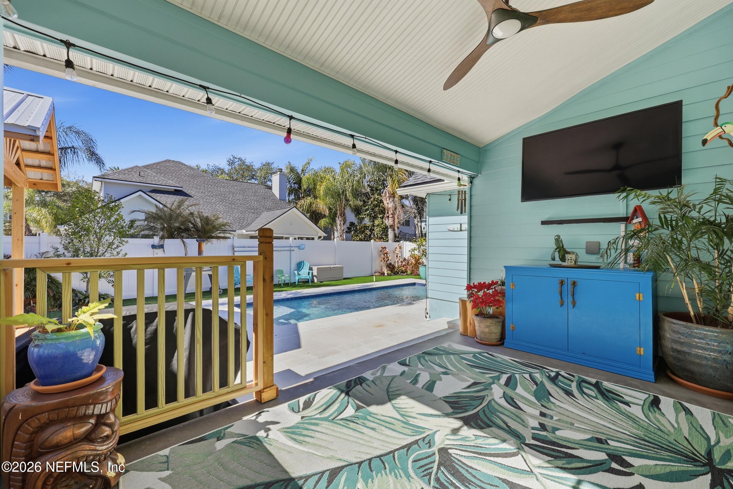 1472 Laurel Way Atlantic Beach, FL 32233 - Photo 34 of 42 a view of balcony with furniture