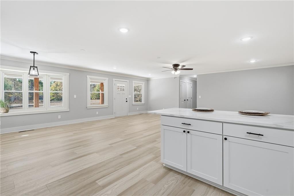 2185 Ridge Road Douglasville, GA 30134 - Photo 14 of 44 a spacious bathroom with double vanity and a mirror