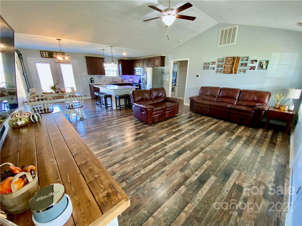 6316 Bill Sain Road Vale, NC 28168 - Photo 4 of 15 a living room with furniture and a wooden floor