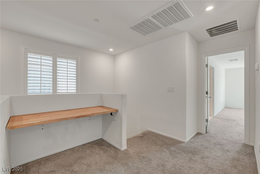 1360 Cerulean Avenue Henderson, NV 89002 - Photo 32 of 62 Unfurnished office with light carpet and recessed lighting
