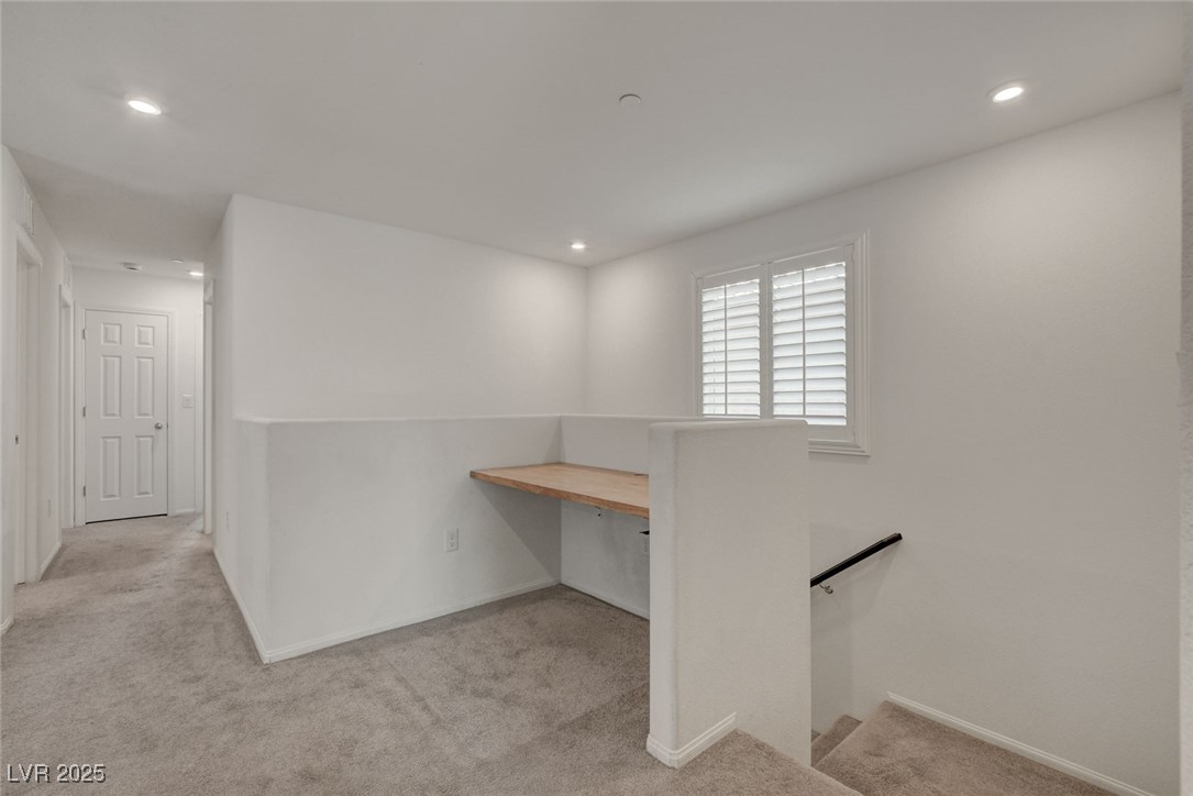 1360 Cerulean Avenue Henderson, NV 89002 - Photo 42 of 62 Unfurnished office with light carpet and recessed lighting