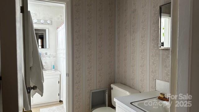 109 Delmar Road Shelby, NC 28152 - Photo 6 of 16 a bathroom with a granite countertop toilet and a shower