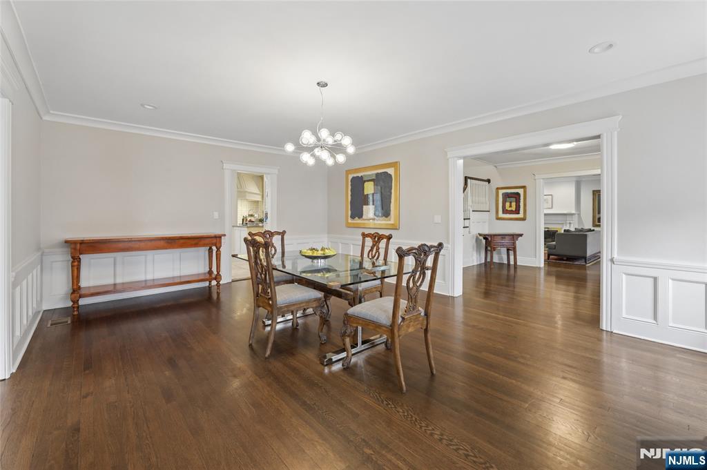 14 Old Smith Road Tenafly, NJ 07670 - Photo 7 of 50 a view of a dining room with furniture and wooden floor